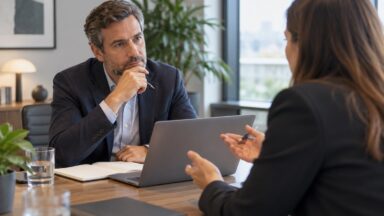 Hiring manažer konzultuje s recruitment specialistkou postup hledání kandidátů.